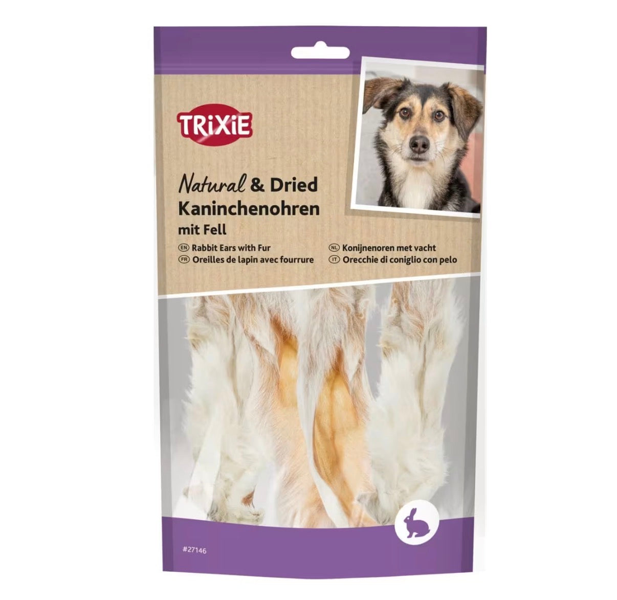 Kaninører M/Pels 100 g