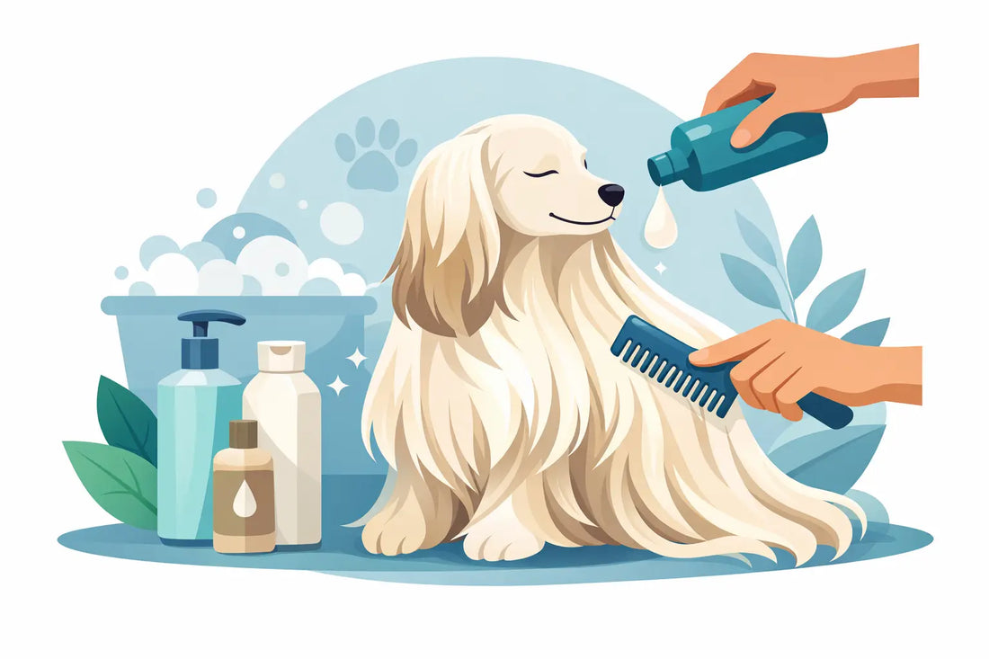 Slik velger du balsam til langhåret hund