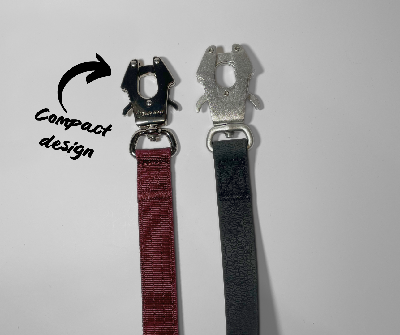 Bully Wags Tactical Dog Leash - SVART