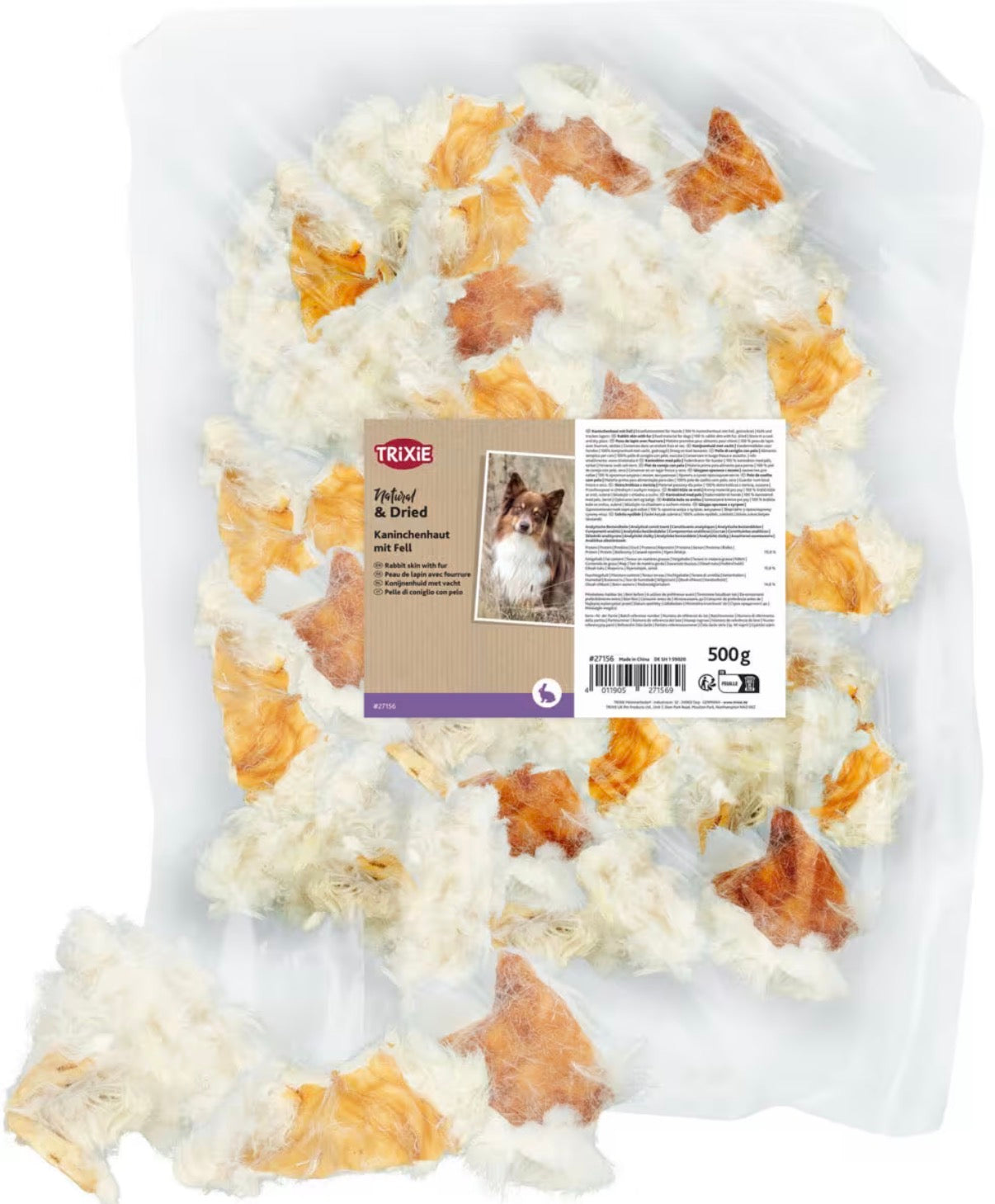 Kaninhud M/Pels 500g