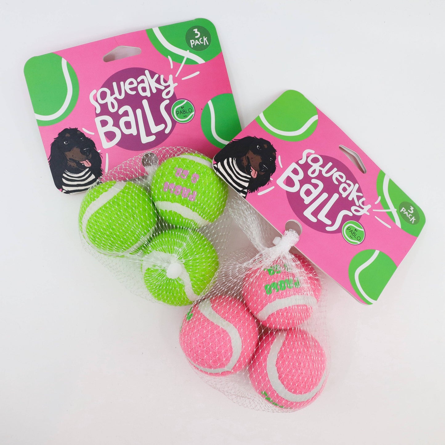 Pablo & Co Squeaky Baller 3-pk