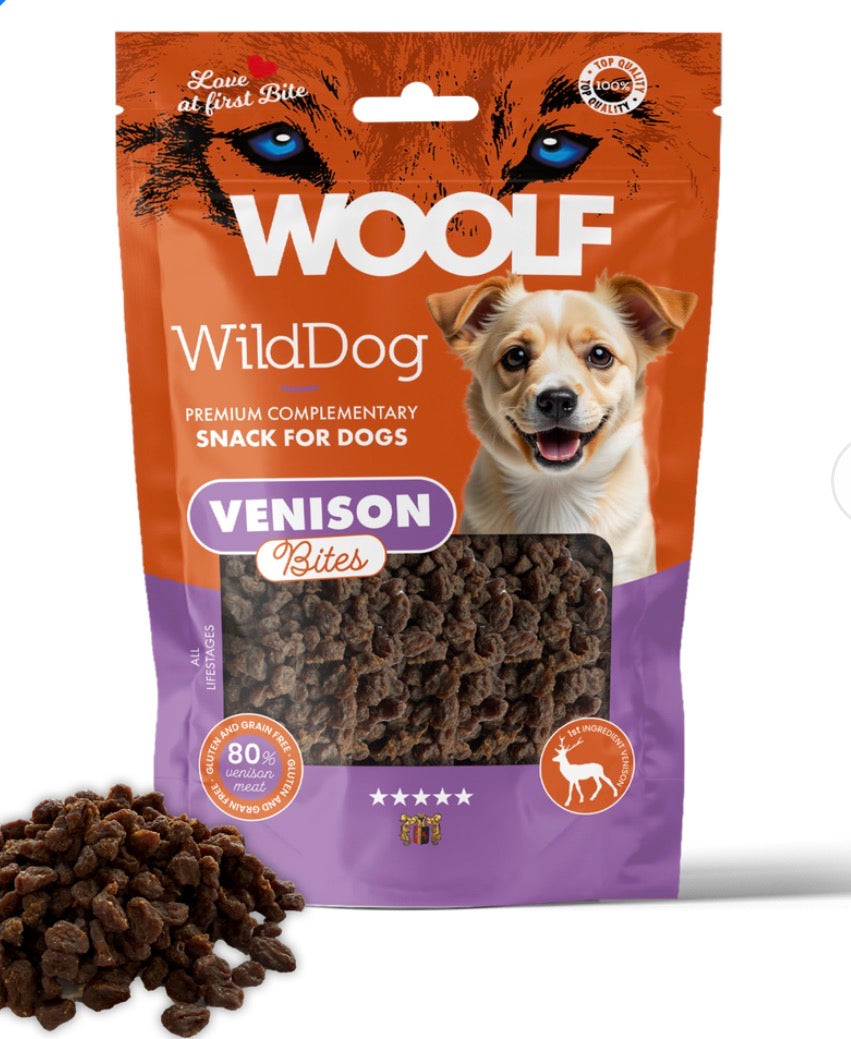 WOOLF WILDDOG SOFT VENISON (HJORT) GODBITER 100G