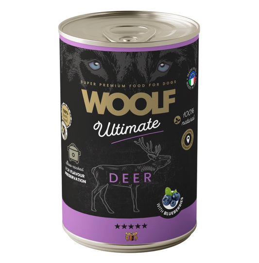 Woolf Våtfór - Deer with Blueberries 400g
