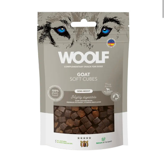Woolf Soft Cubes Goat 100g