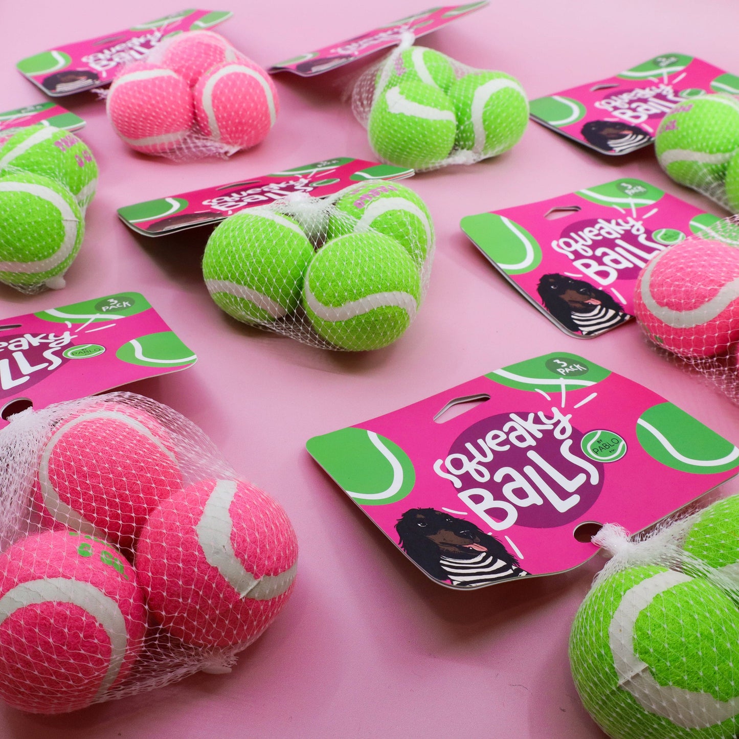 Pablo & Co Squeaky Baller 3-pk