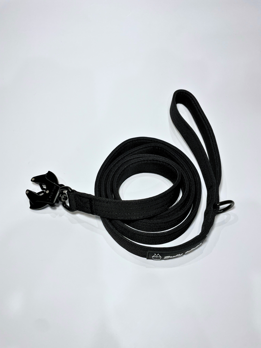 Bully Wags Tactical Dog Leash - SVART